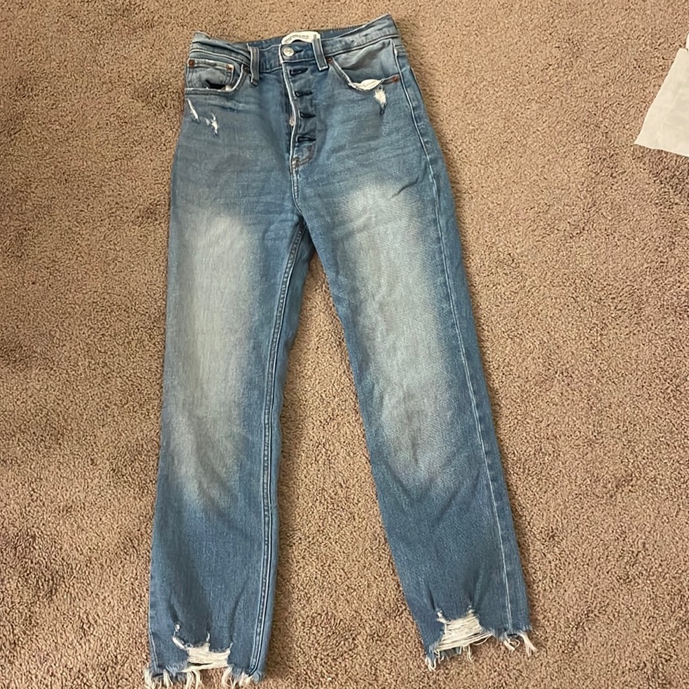 Abercrombie Ultra high Rise Ankle Straight size 24R